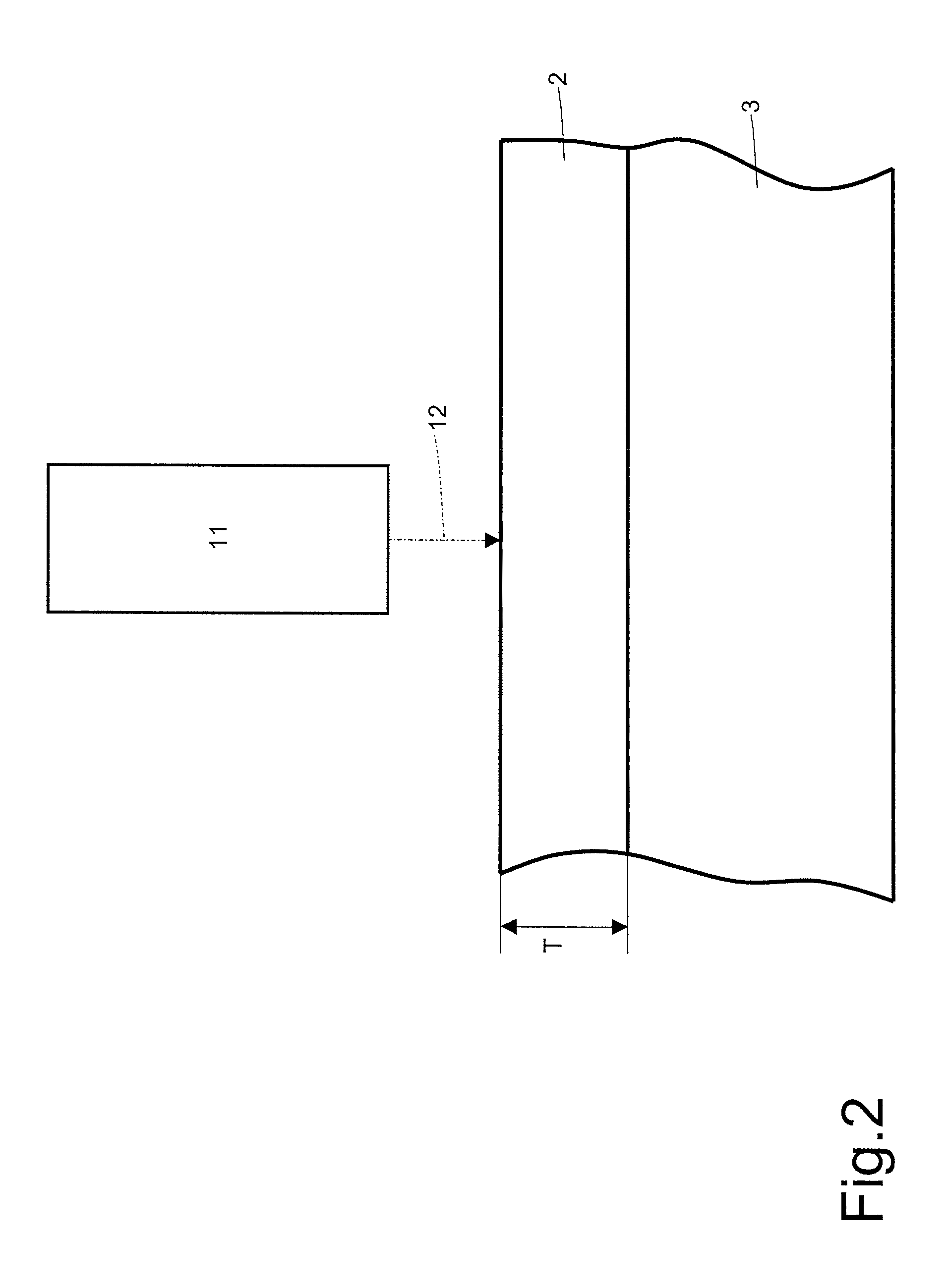 Method and apparatus for optically measuring by interferometry the thickness of an object