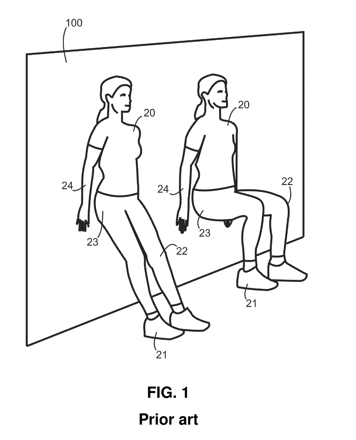 Dynamic wall squat machine