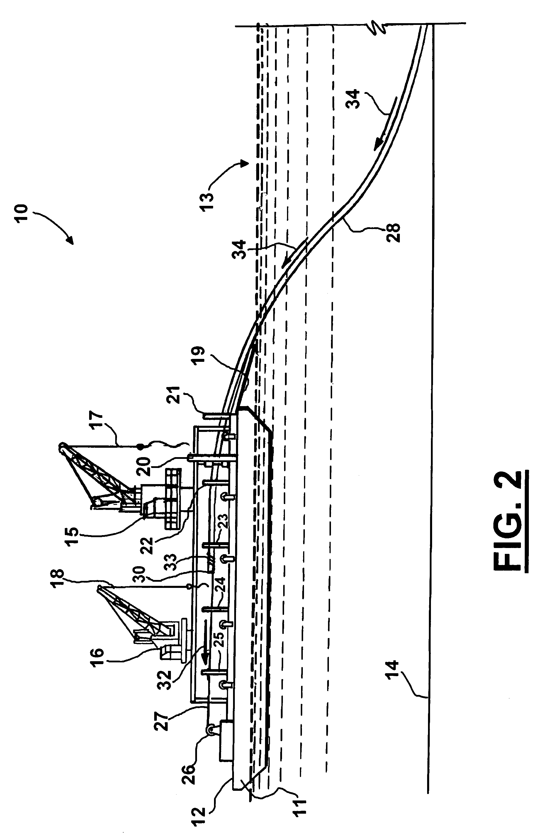 Articulating band saw and method