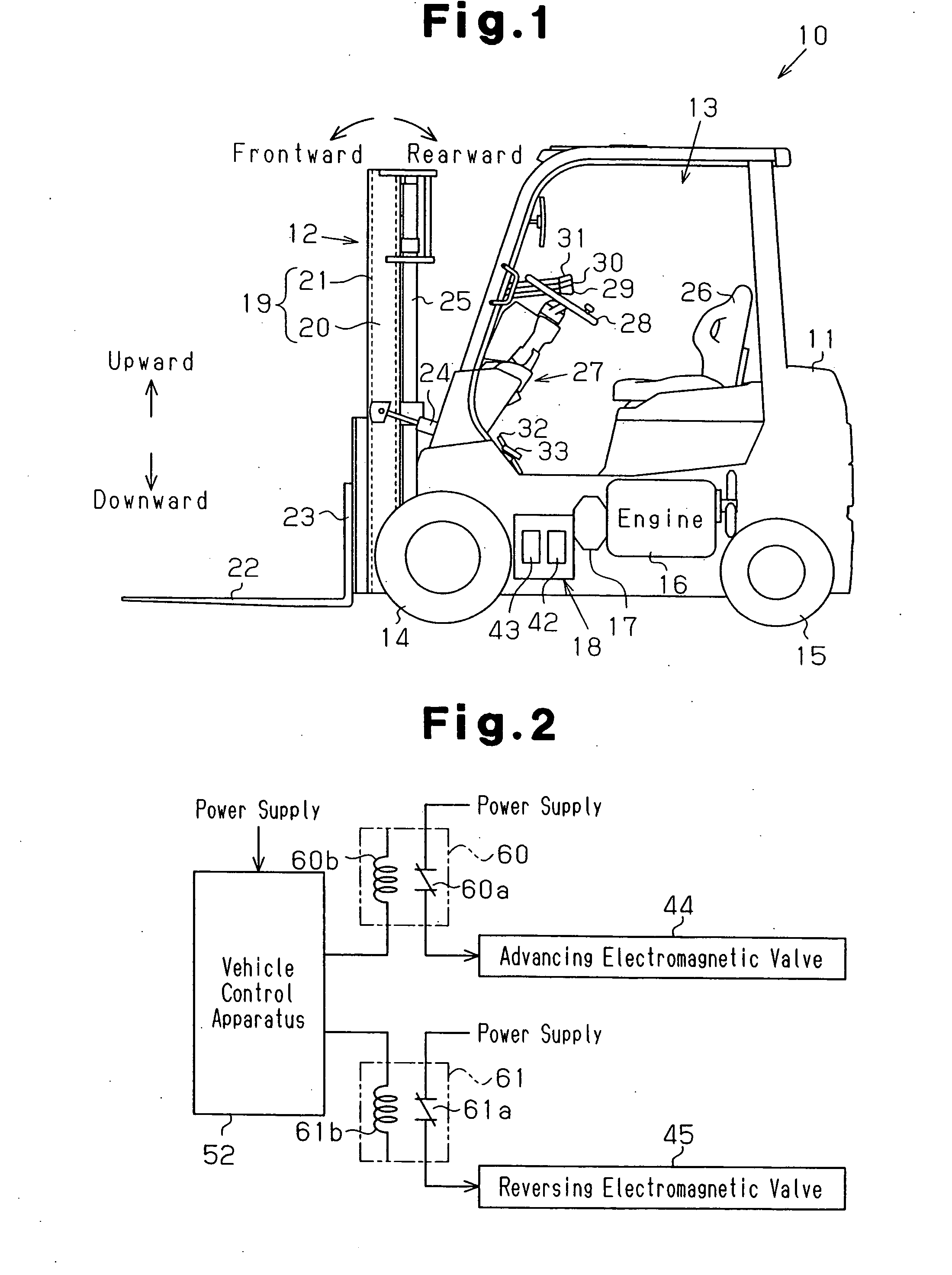 Drive control apparatus for forklift