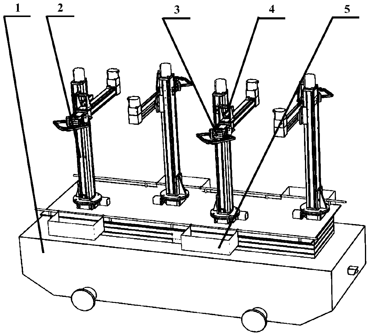 Multi-manipulator truss tomato picking robot and picking method thereof