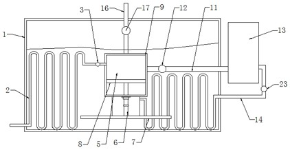 Treatment device of petrochemical gas containing light hydrocarbon