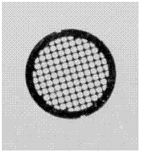 Aluminum foil mesh for transmission microscope and scanning microscope and production method of aluminum foil mesh