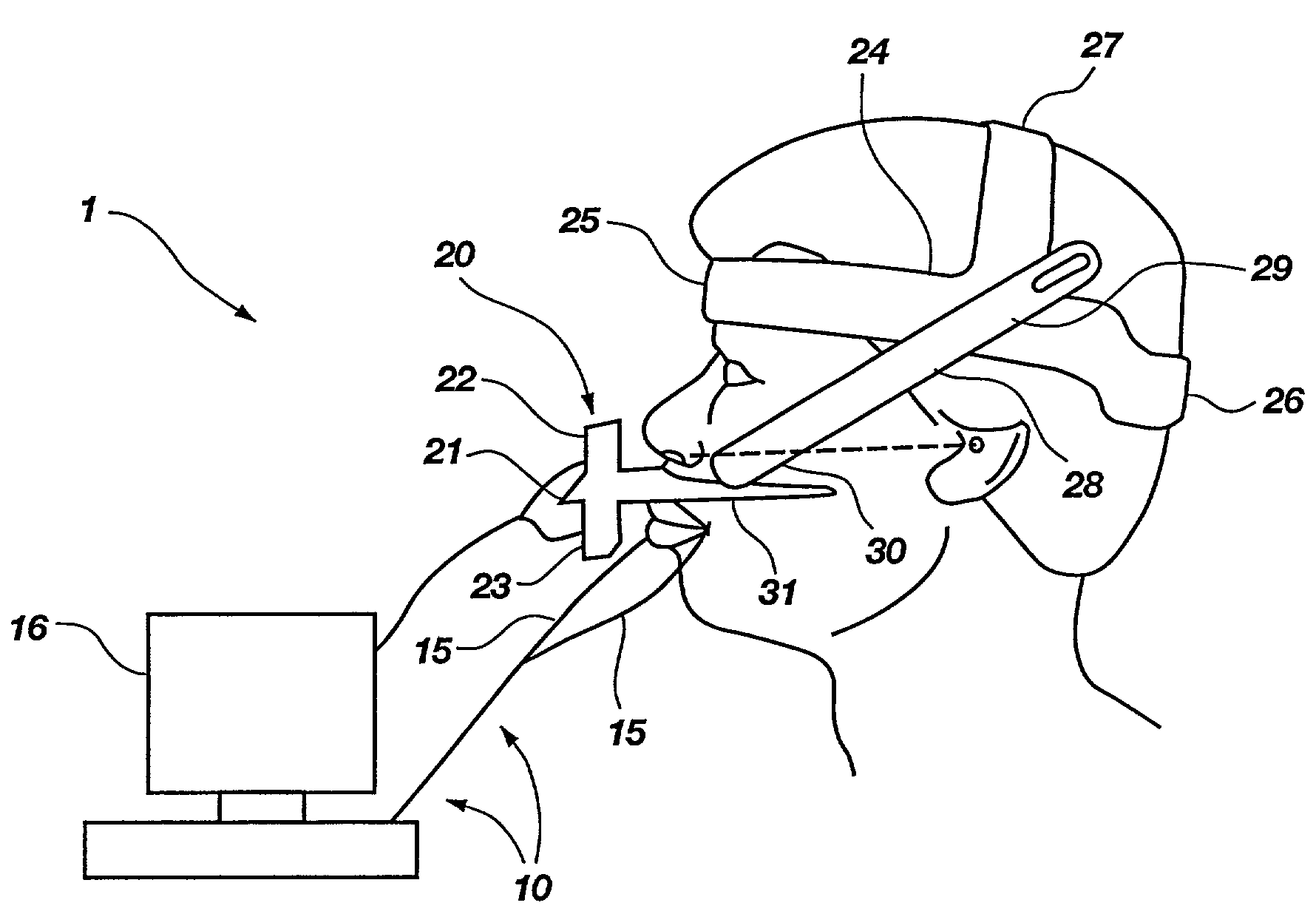 Palatometer and nasometer apparatus