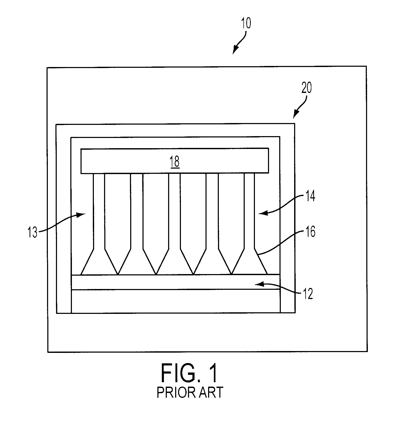 Light guide having a tapered geometrical configuration for improving light collection in a radiation detector