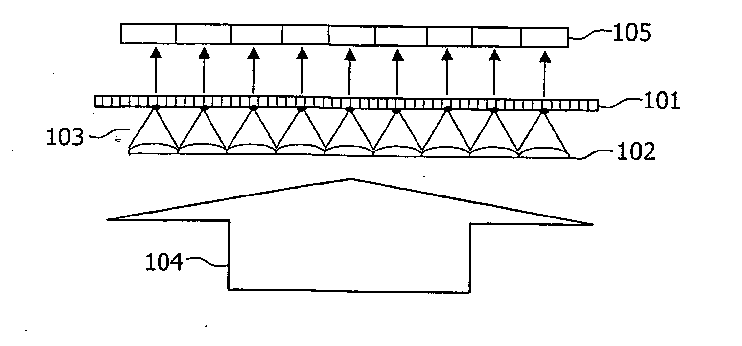 Optical device for scanning an information carrier