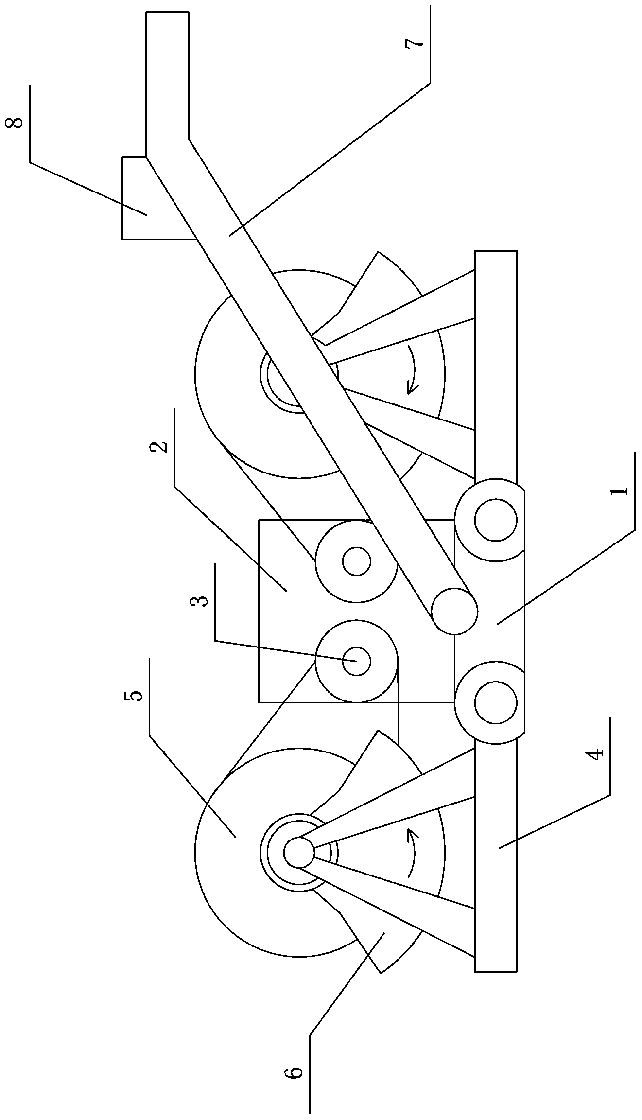 Novel double-wheel type flat ground rammer compactor