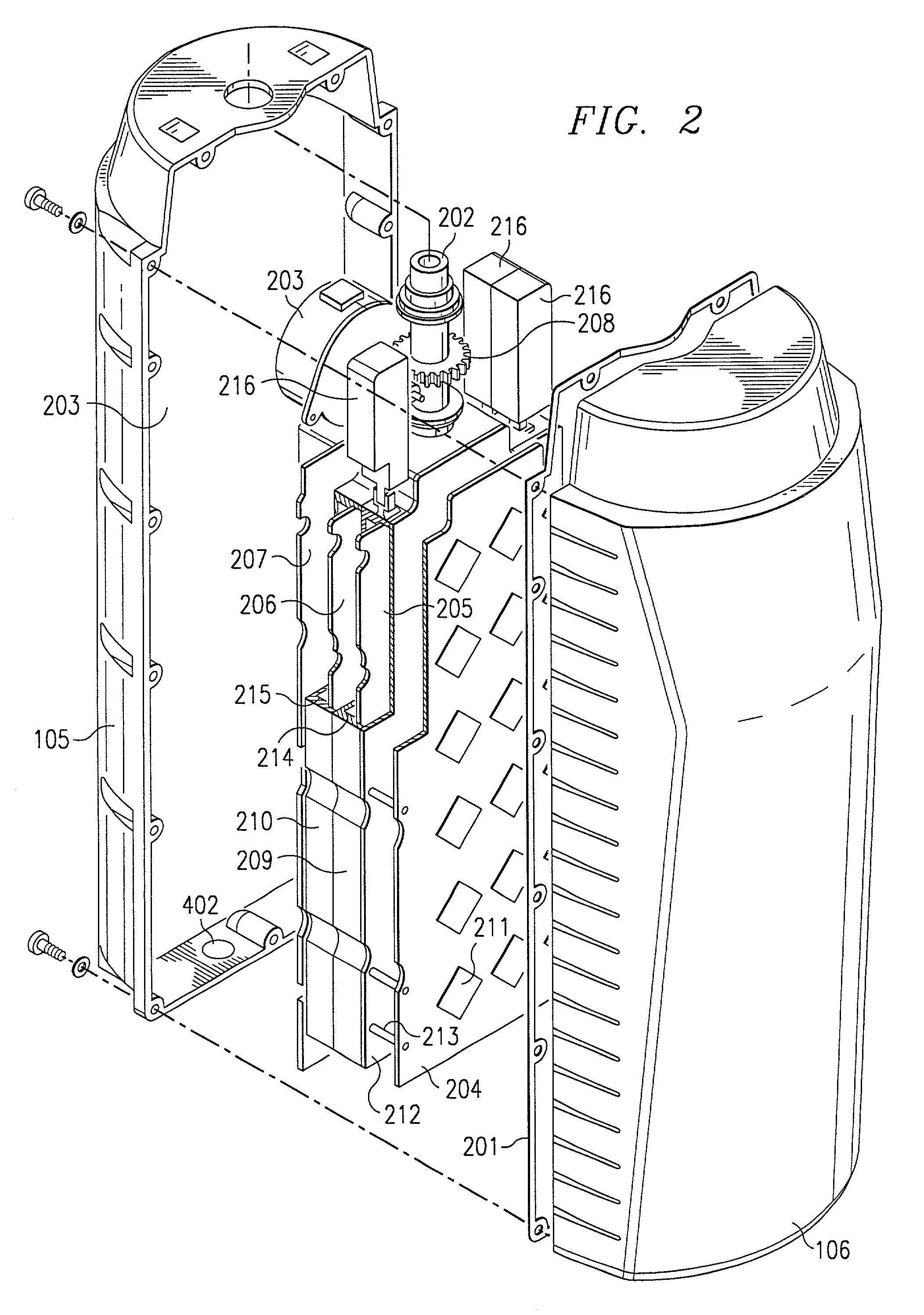 Mechanically rotatable wireless RF data transmission subscriber station with multi-beam antenna