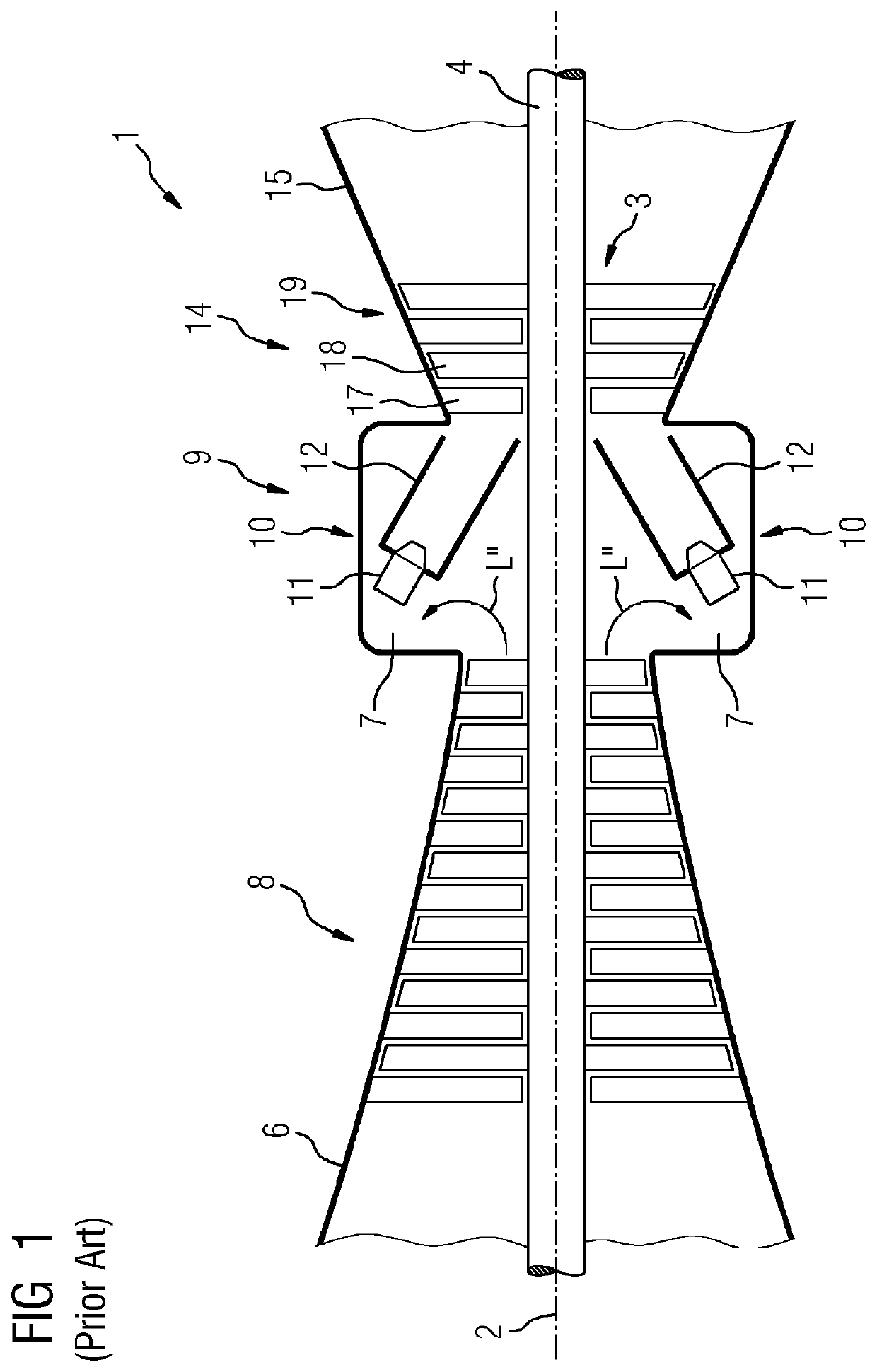 Exhaust duct for a fossil fuel powered engine comprising a dilution selective catalytic reduction system