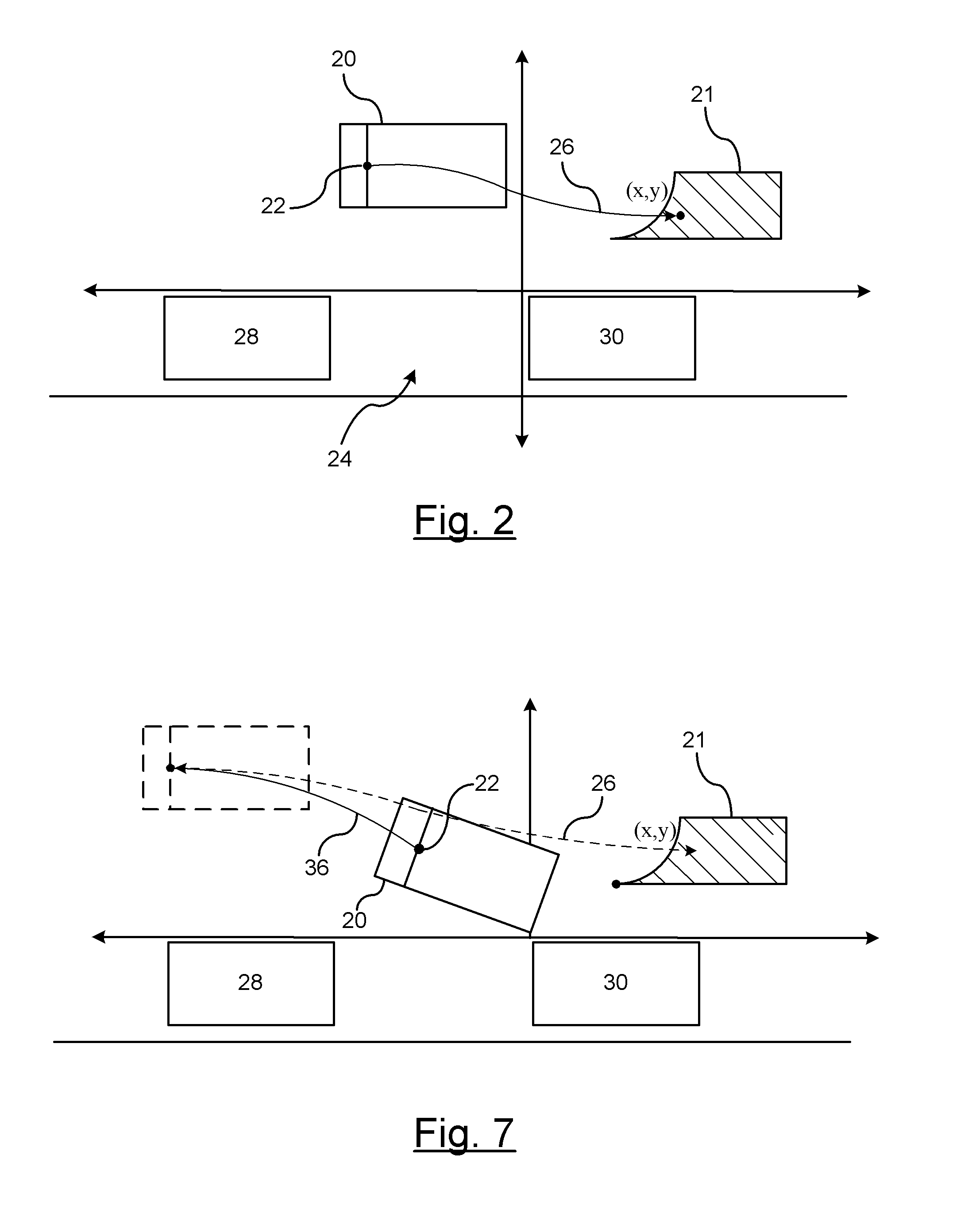 Directing vehicle into feasible region for autonomous and semi-autonomous parking