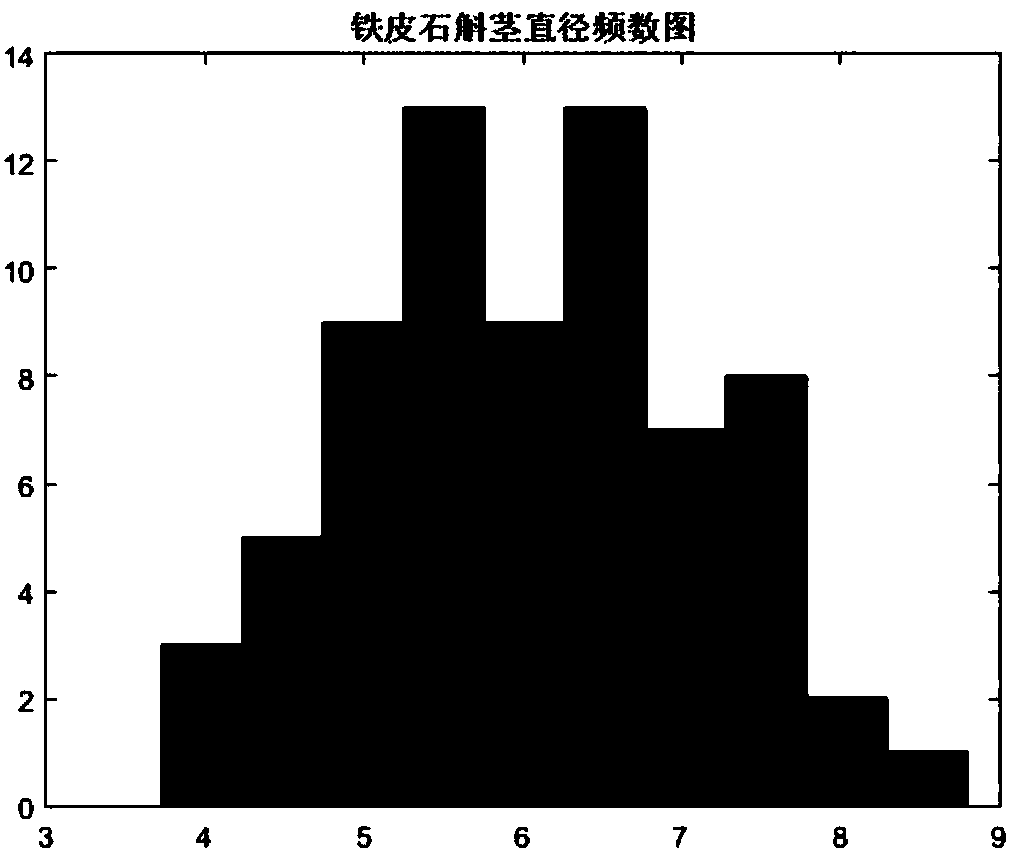 Establishment process of judgment method for purebred similarity of dendrobium officinale, judgment standard and judgment method