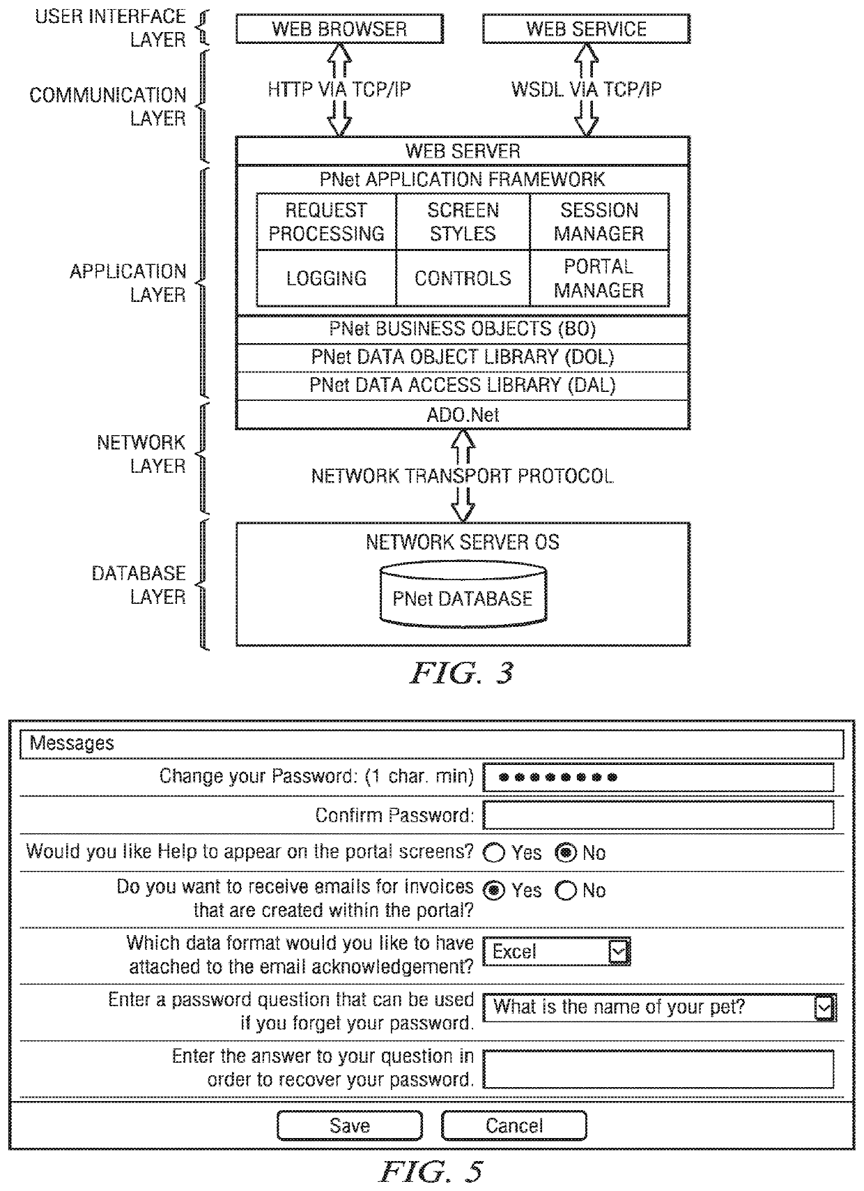 Invoicing portal with easy search and easy user communication