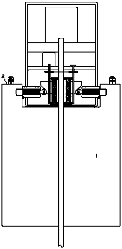 A water conservancy gate device with warning light and automatic locking and using method thereof