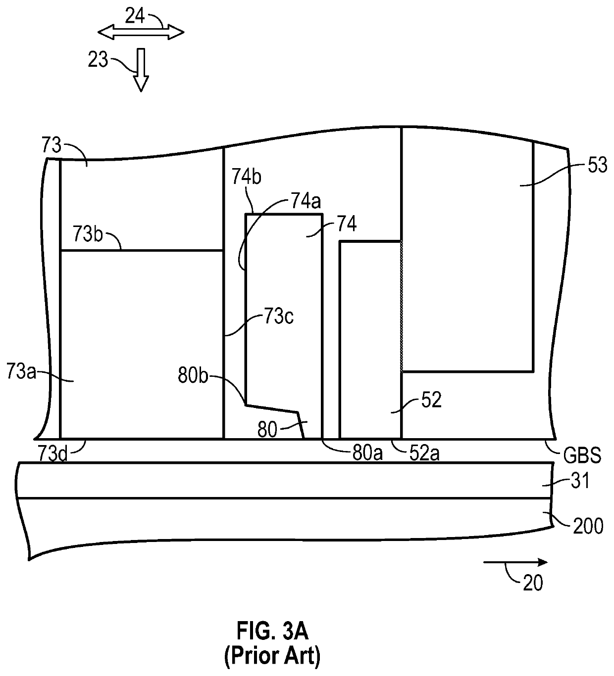 Heat-assisted magnetic recording (HAMR) head with tapered main pole and heat sink material adjacent the pole