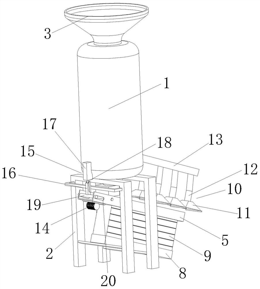 A kind of tea seed shell kernel separator