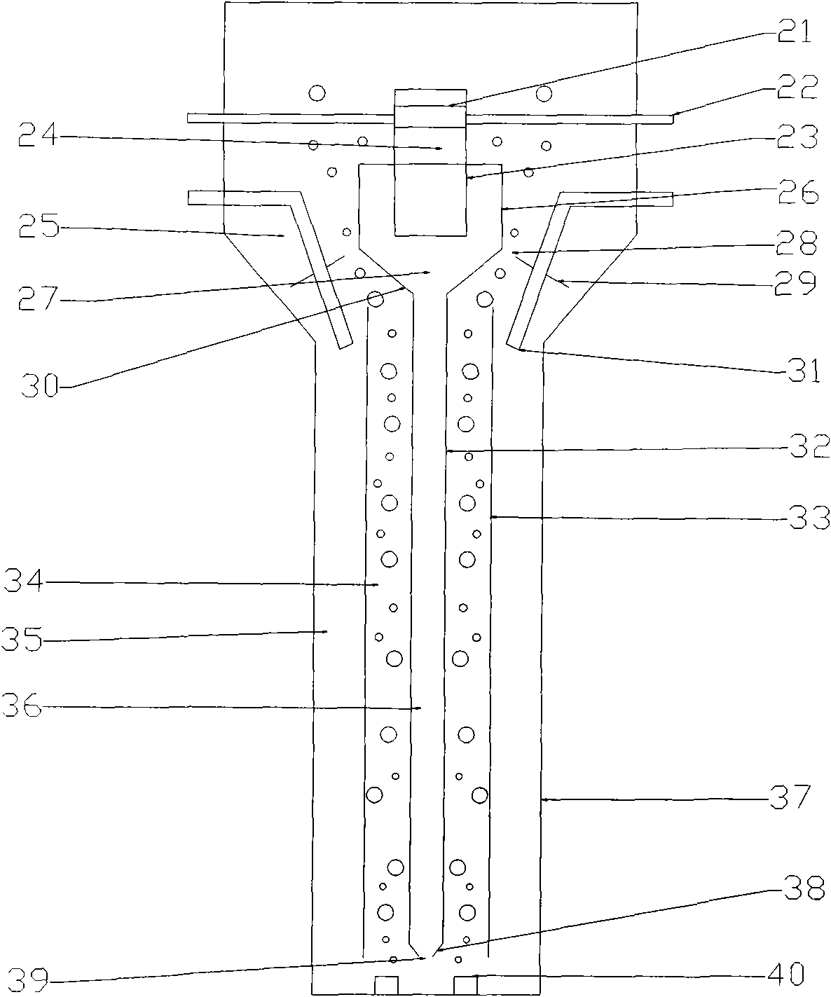 Biological desulphurization processing reactor, biological desulphurization processing system, and processing method