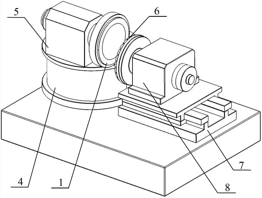 Complex molded surface grinding method for three-axis linkage mechanical sealing ring