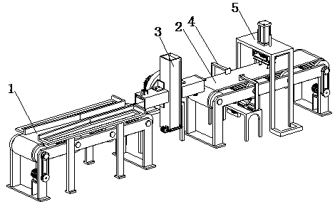 Production line with automatic turning function