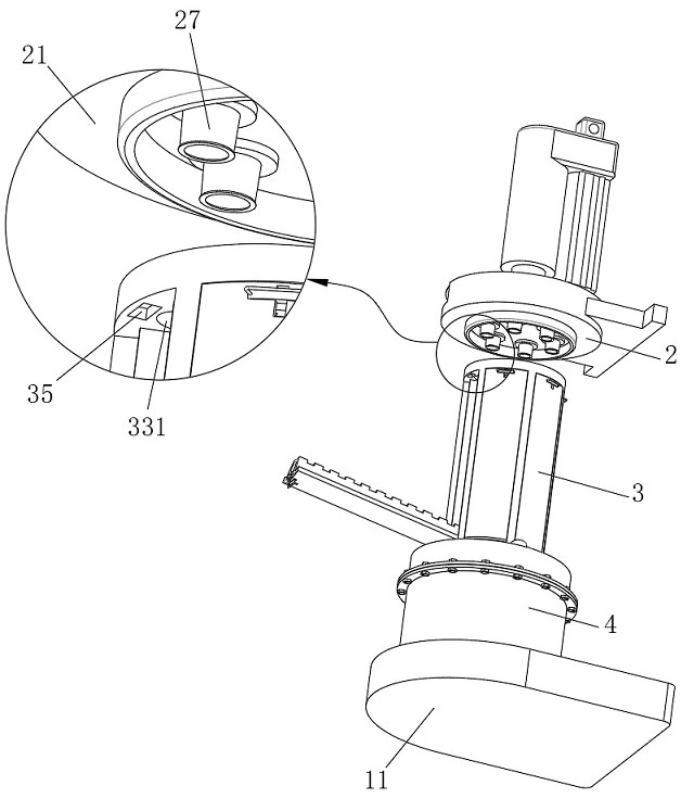 Ultra-miniature bearing inner ring polishing device