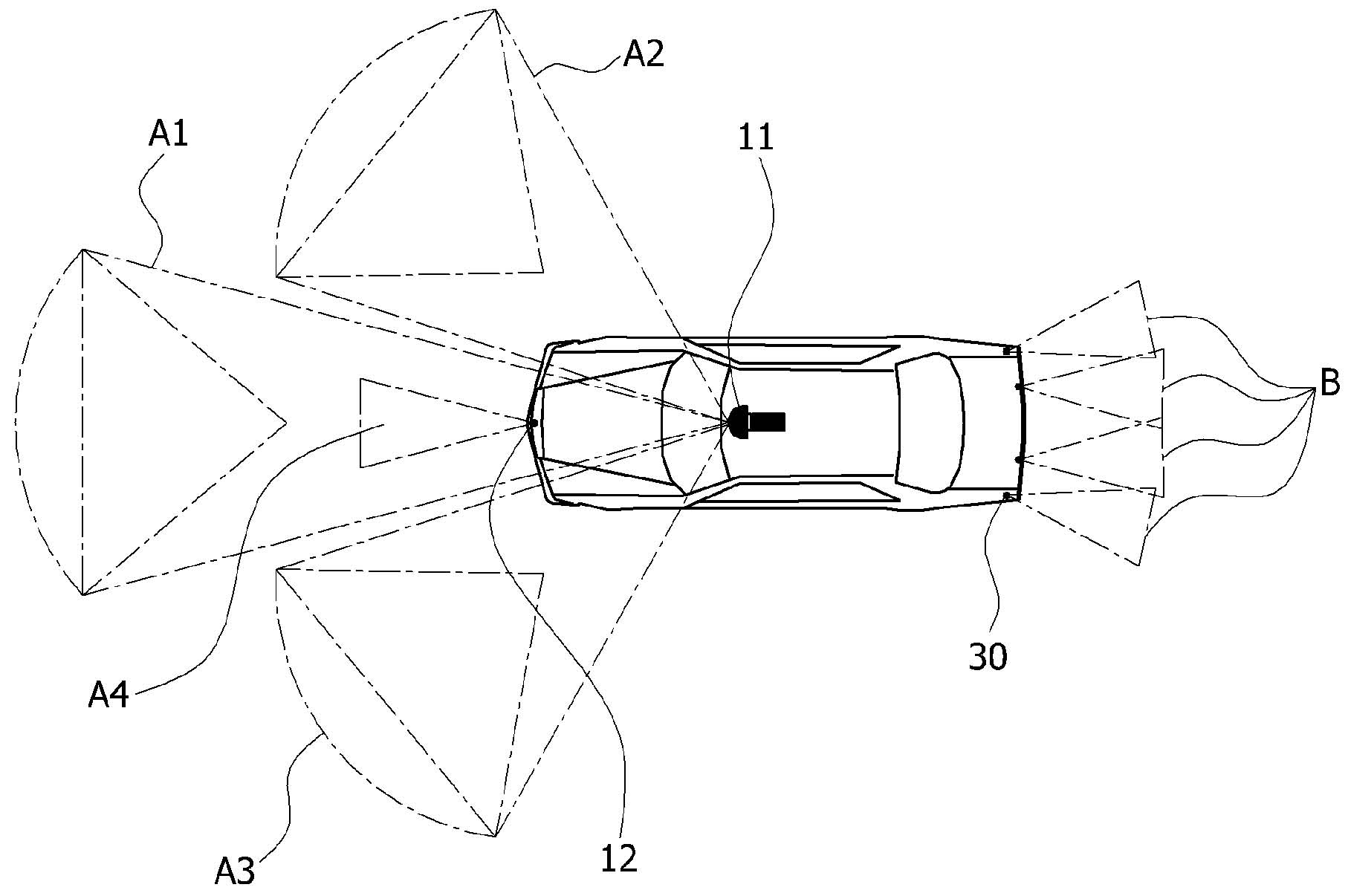 Vehicle-mounted periphery recognition device