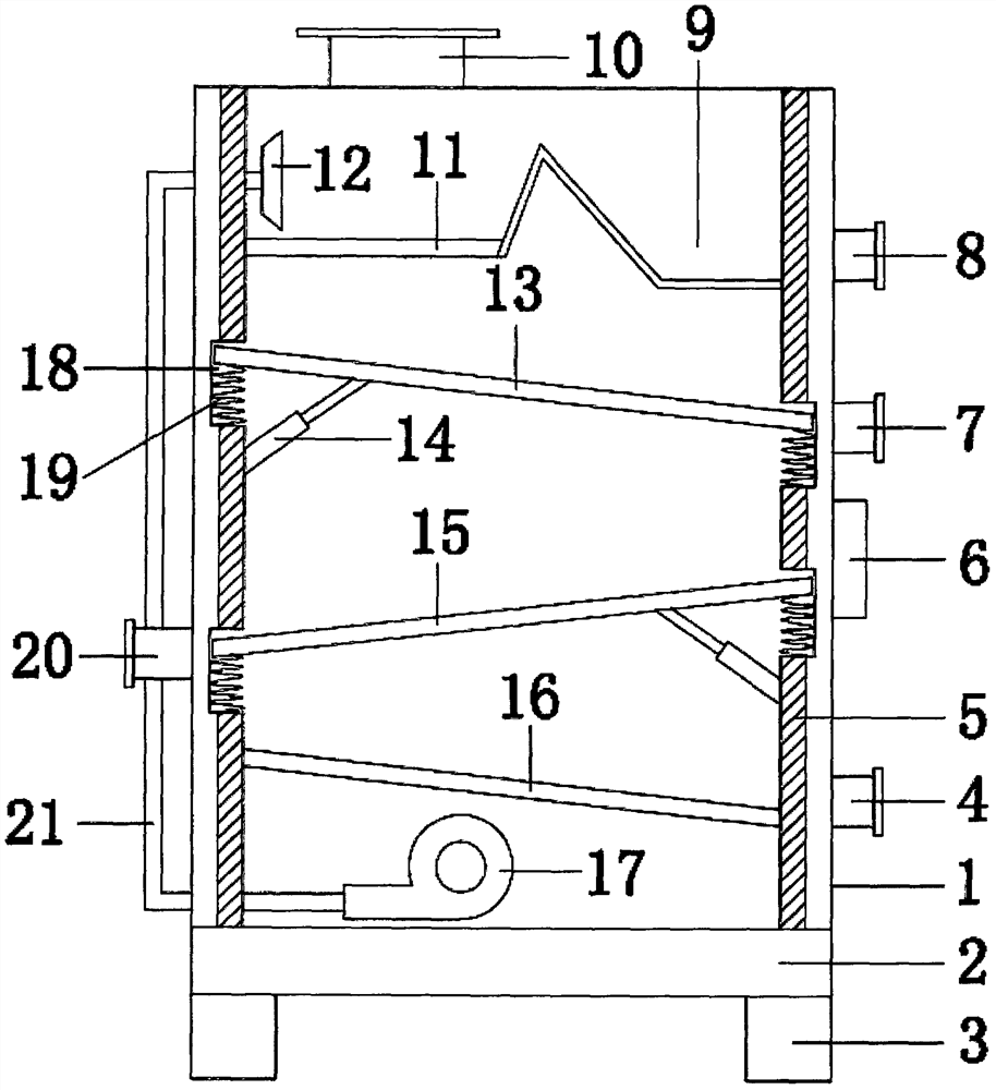 An air sieve type seed selection machine