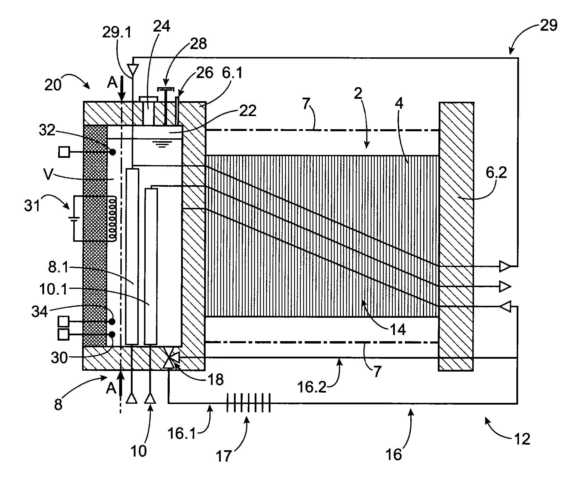 Compact fuel cell