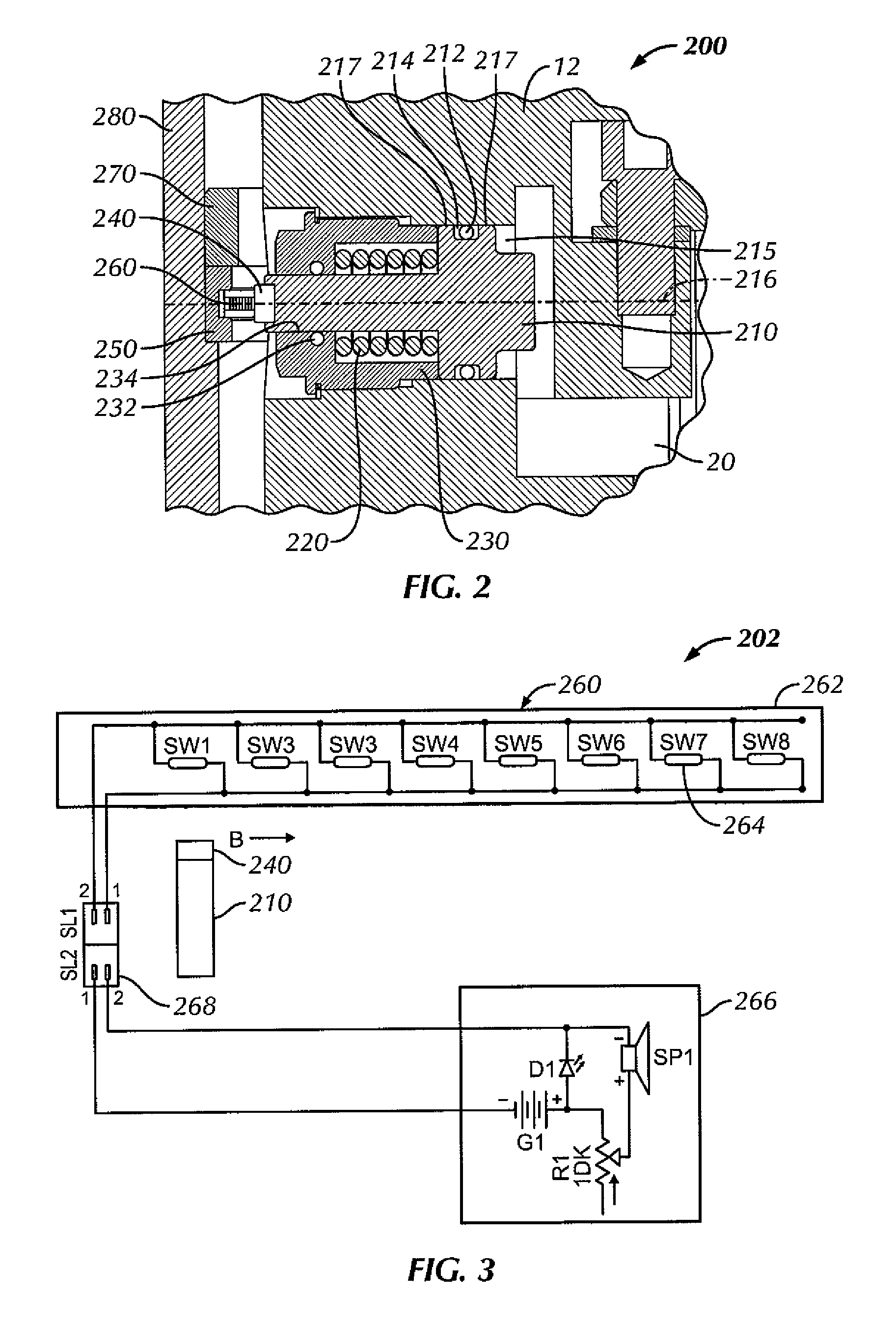 Dual stripper rubber cartridge with leak detection