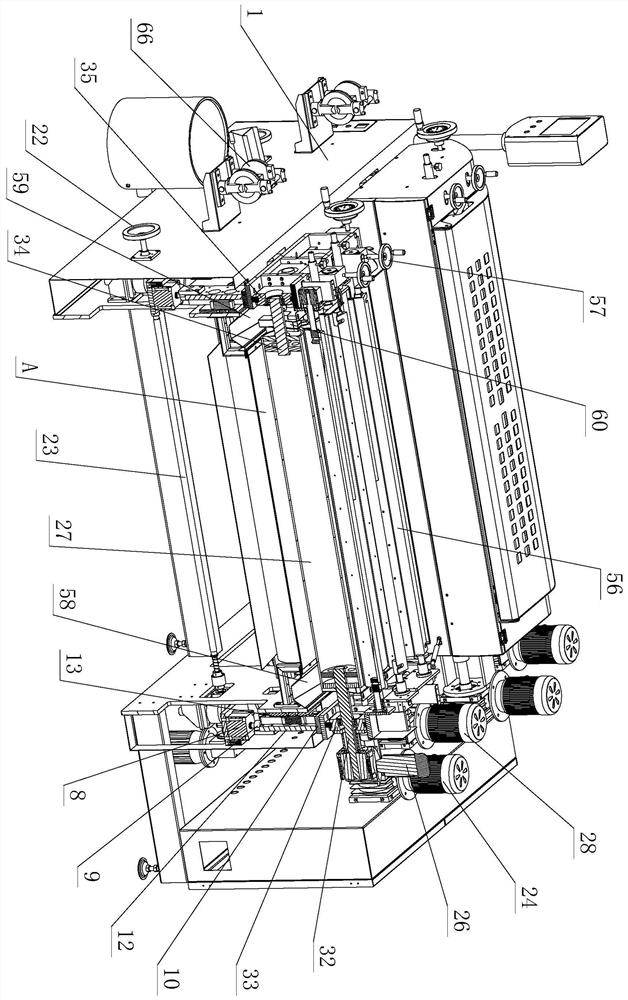 Coating roller coating equipment