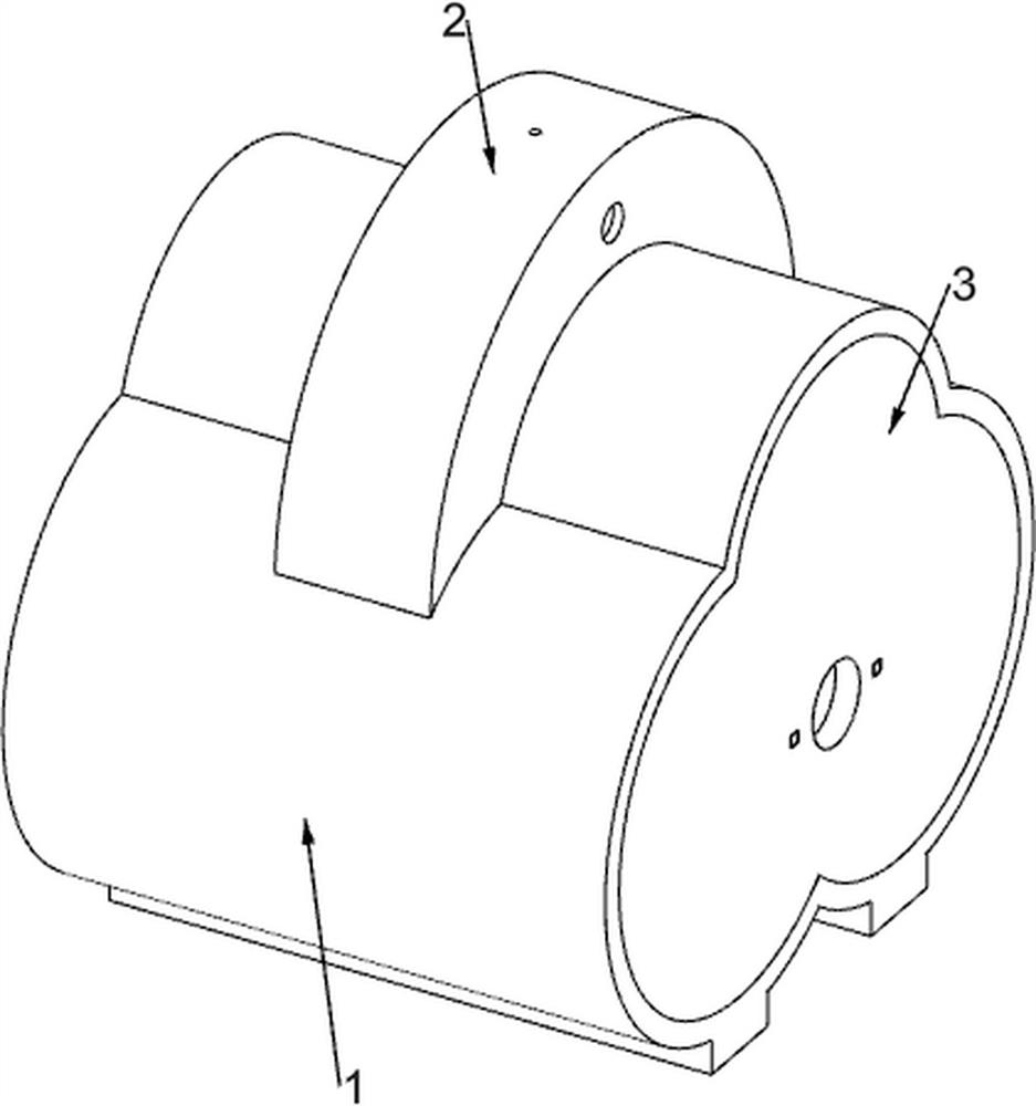 Electric control gear shifting device for new energy vehicle