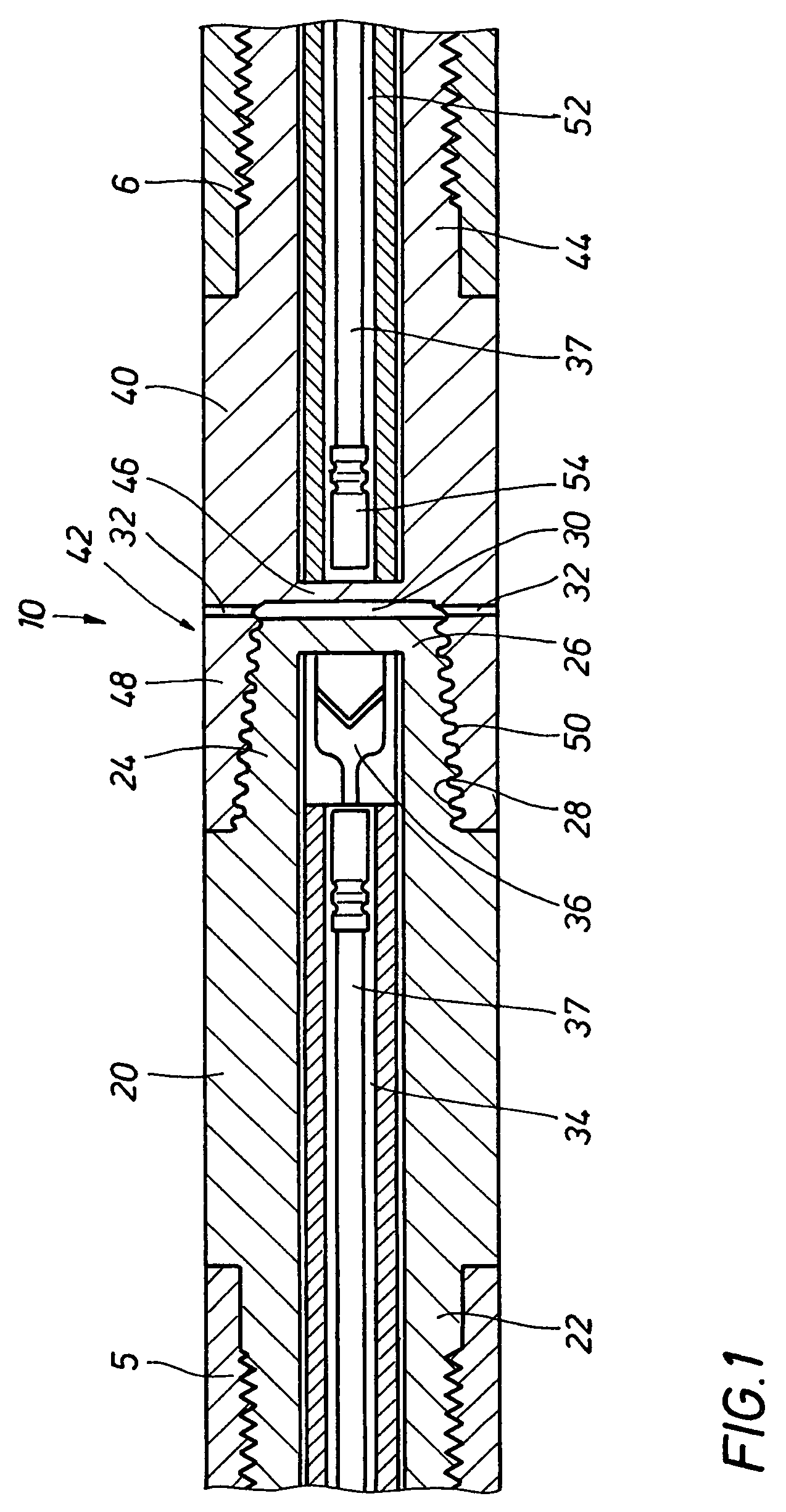 Connector for perforating gun tandem