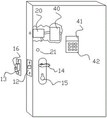 A double lock cylinder door lock