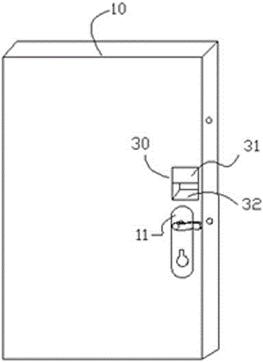 A double lock cylinder door lock