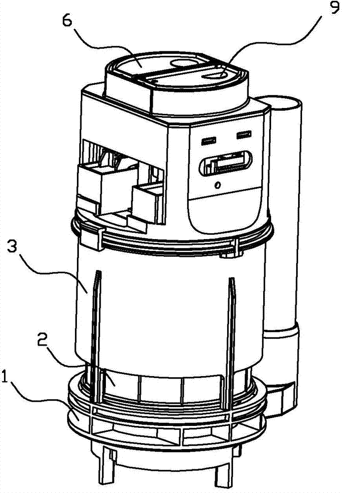 Flip type drain valve and drain valve control method