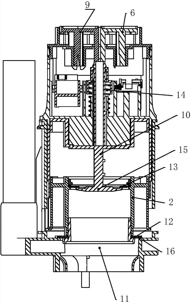 Flip type drain valve and drain valve control method