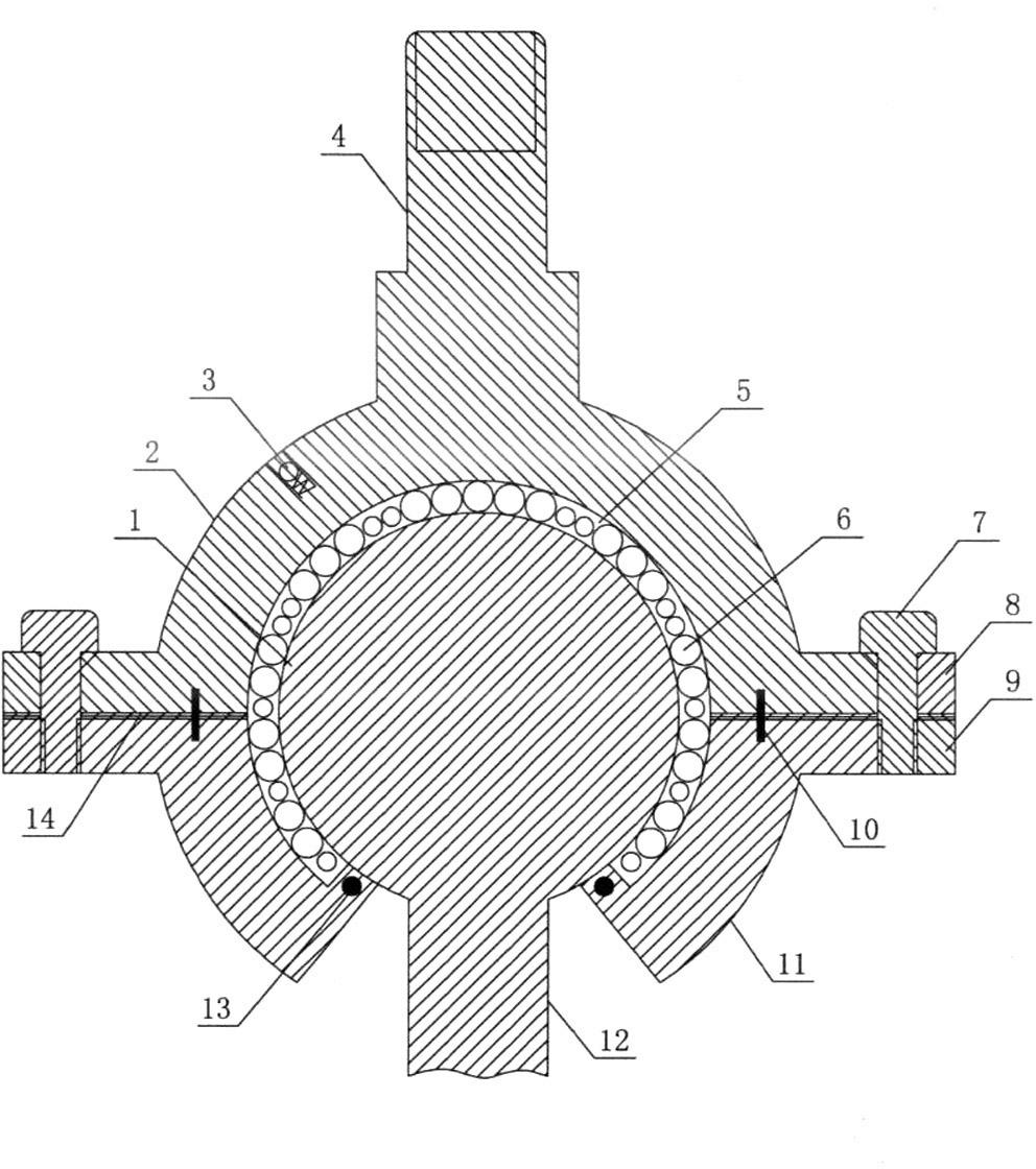 Bearing with universal ball head