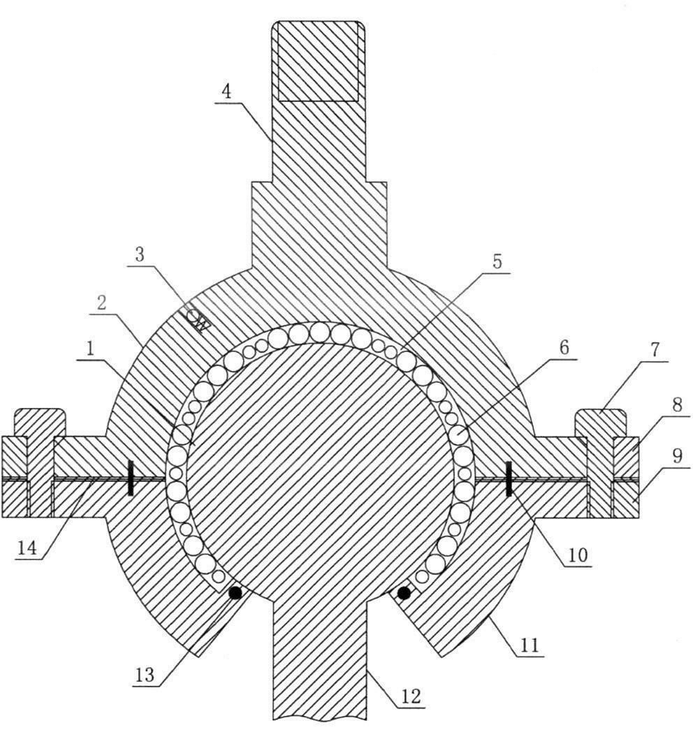 Bearing with universal ball head