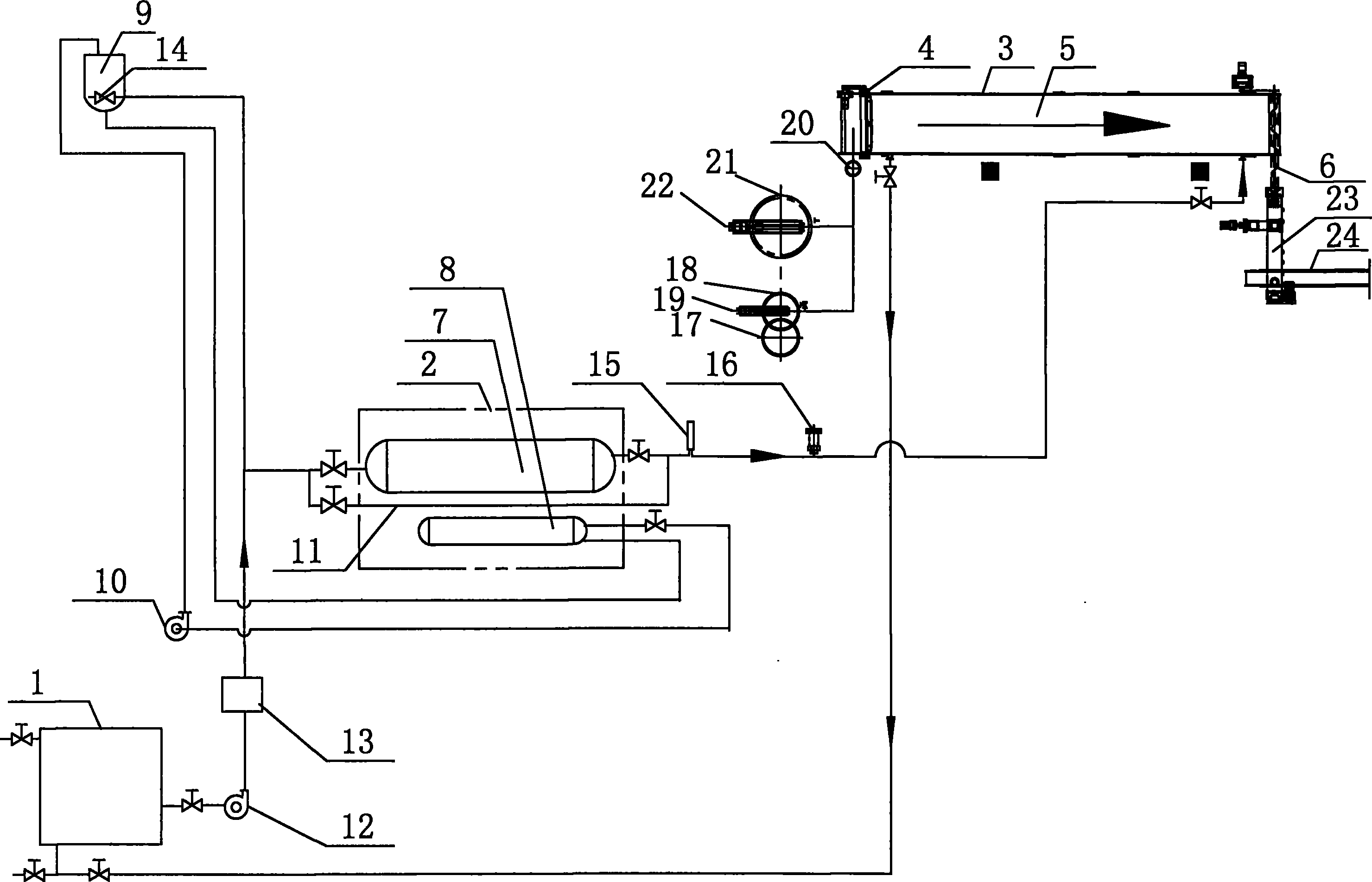 Cooling water temperature self-control circulating system for emulsion explosive production line