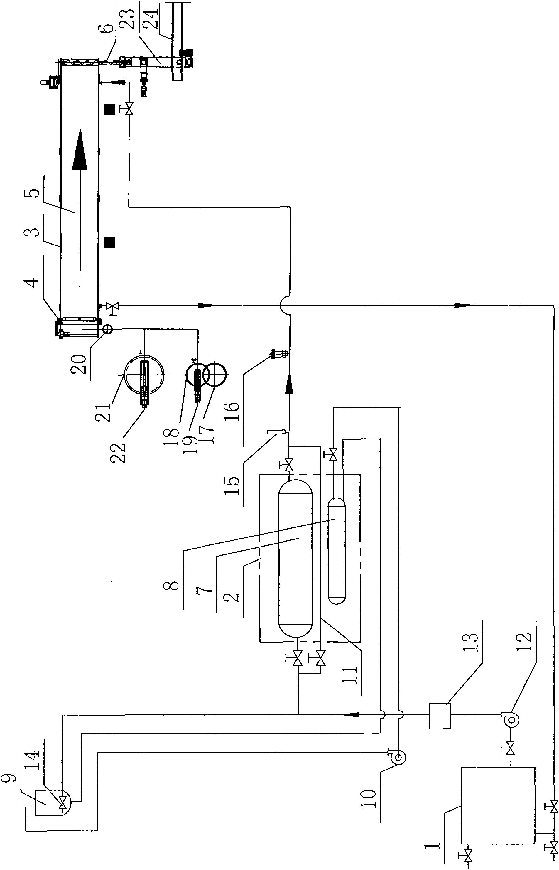 Cooling water temperature self-control circulating system for emulsion explosive production line