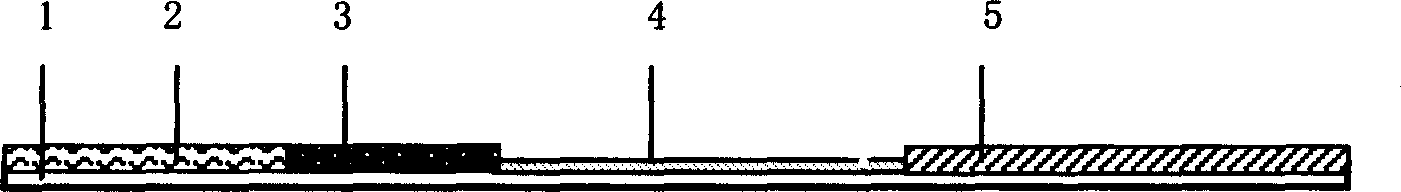 Sulfa drug multi-residual conjoined detection test paper box