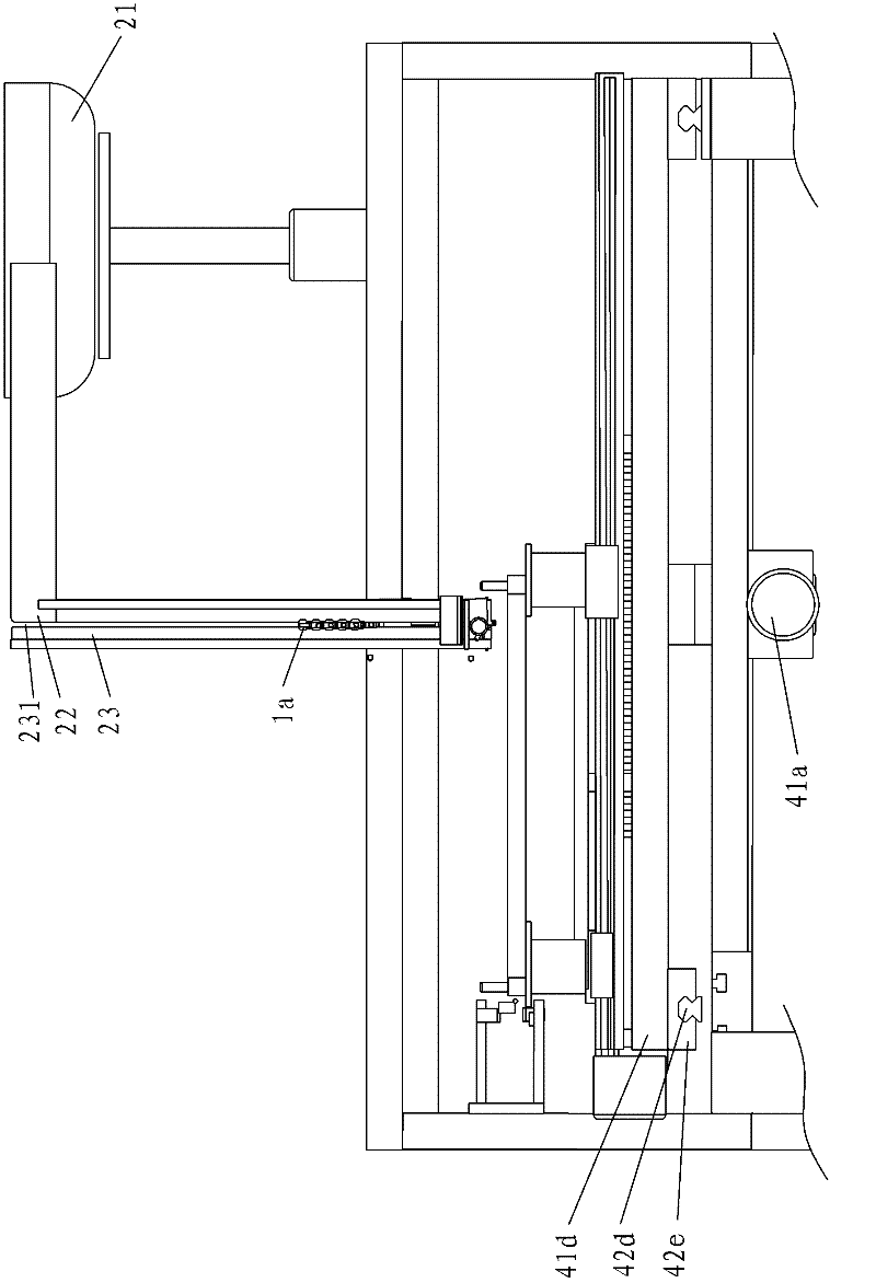 Automatic hanging machine of pullers