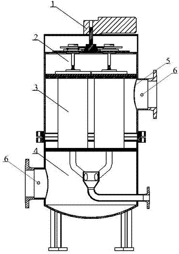 Automatic backwash filter for ballast water management system