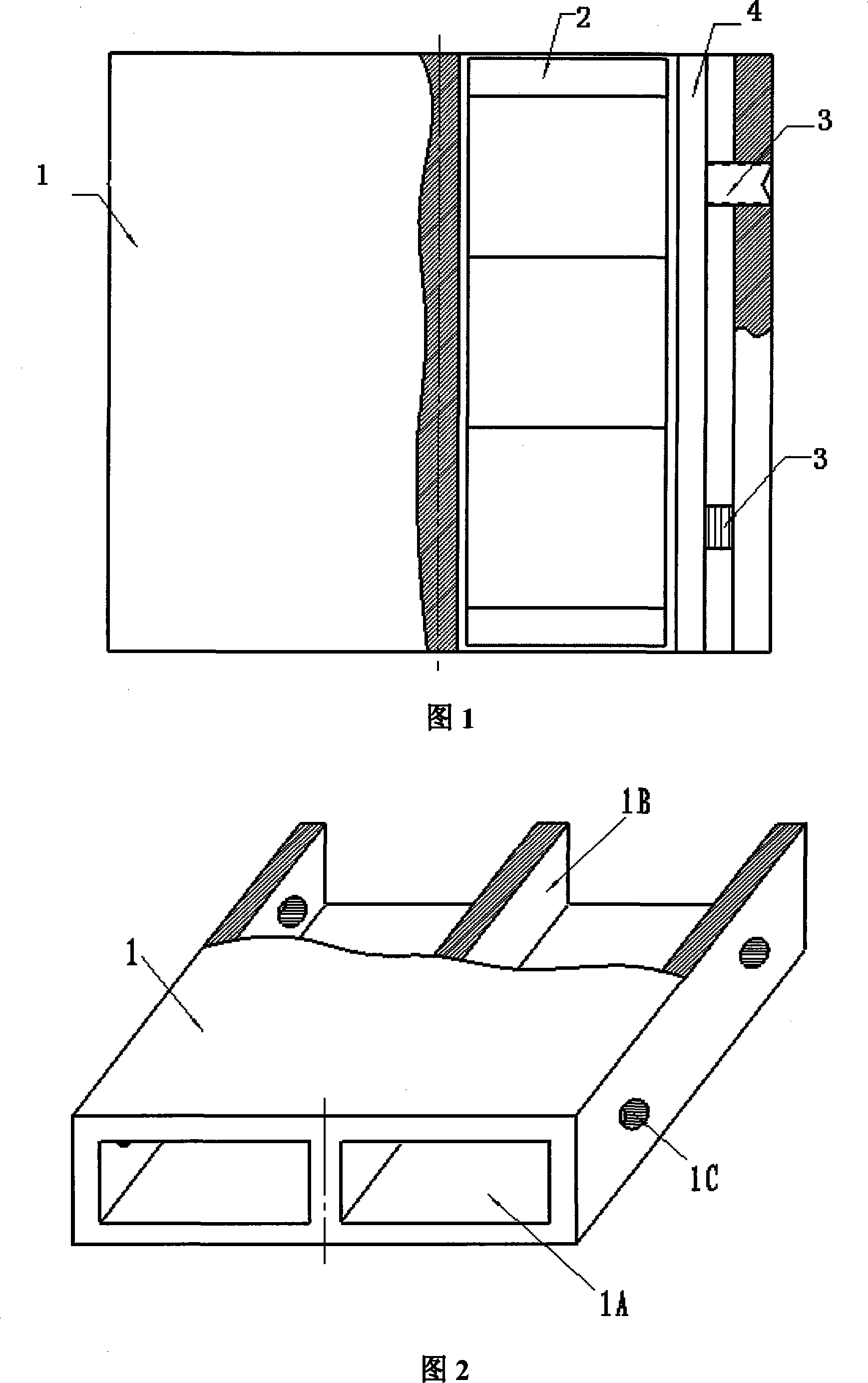 Ceramic double arrange packaging device high accelerate centrifugation experiment cramping apparatus