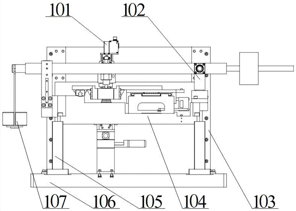 A multifunctional biomimetic microstructure surface testing device