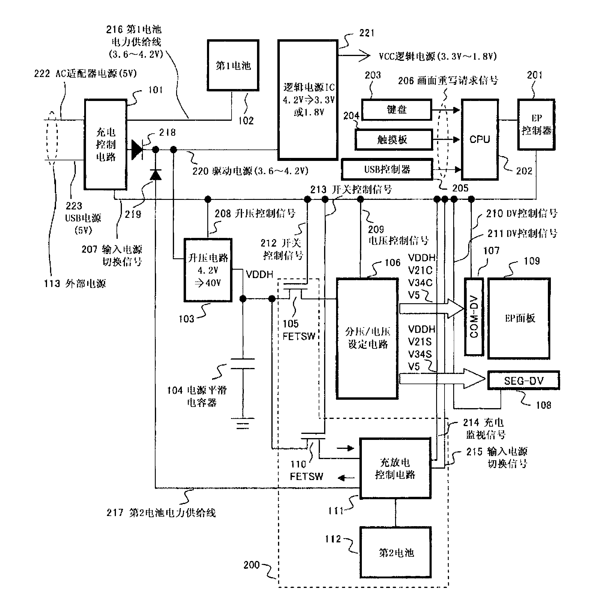 Memory-type liquid crystal driving circuit