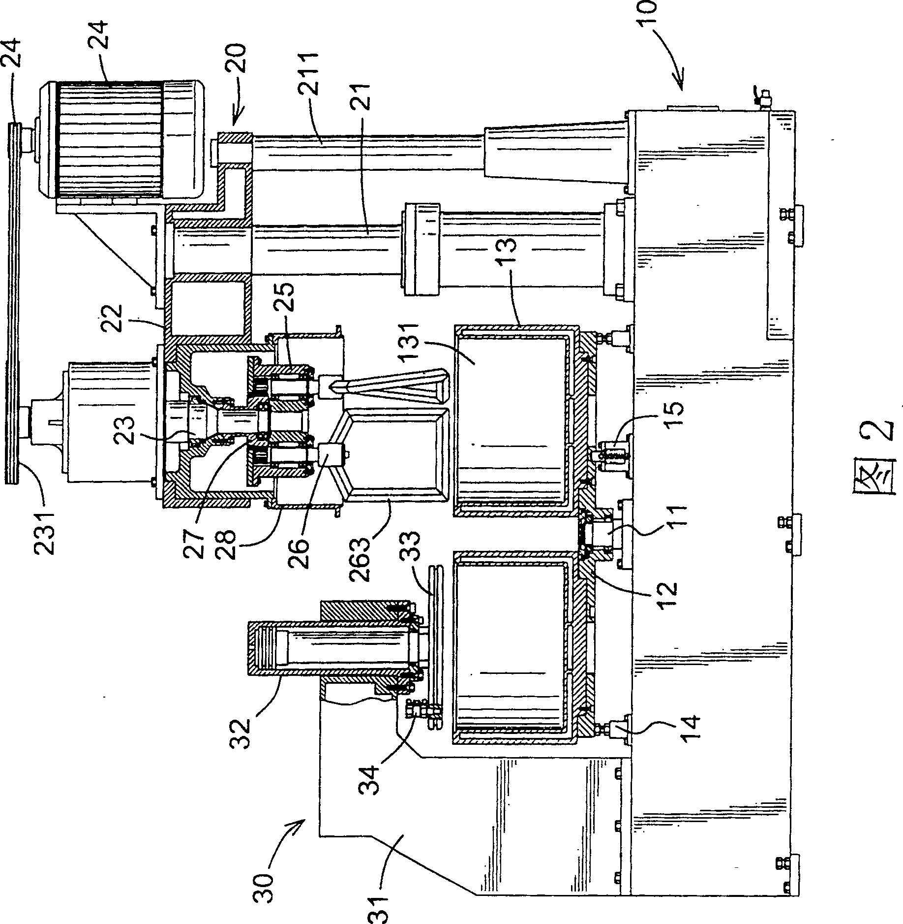 Liquid stirring machine