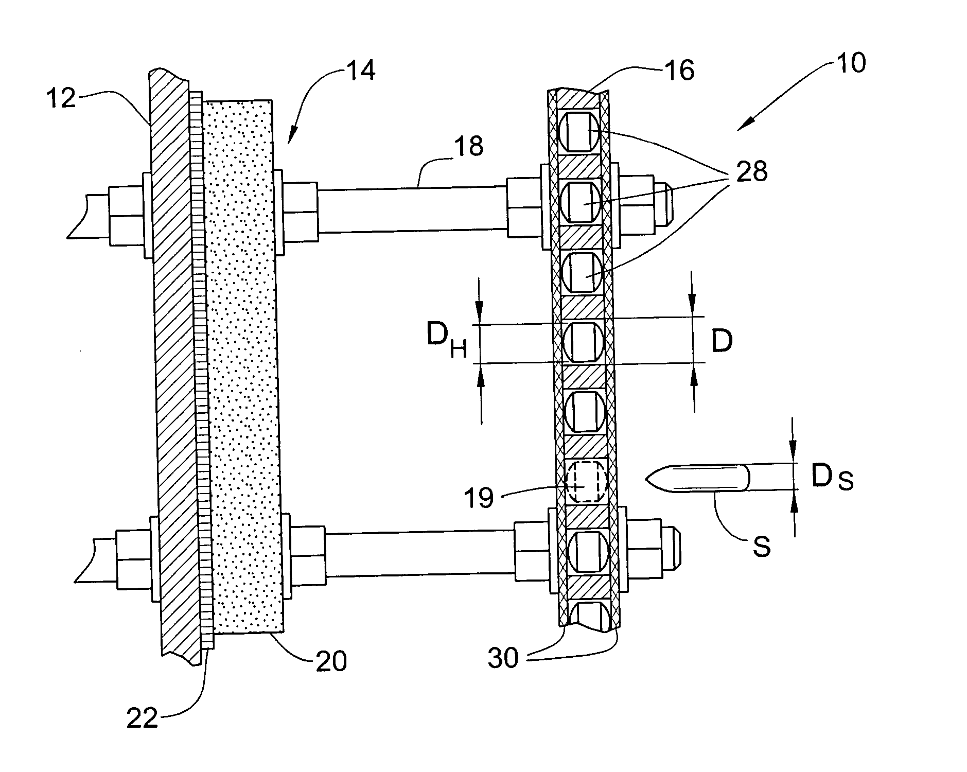 Perforated armor plates