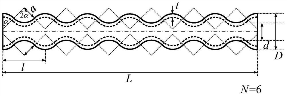 A multi-directional self-locking energy-absorbing system with a bamboo-shaped thin-walled tube structure that is easy to assemble