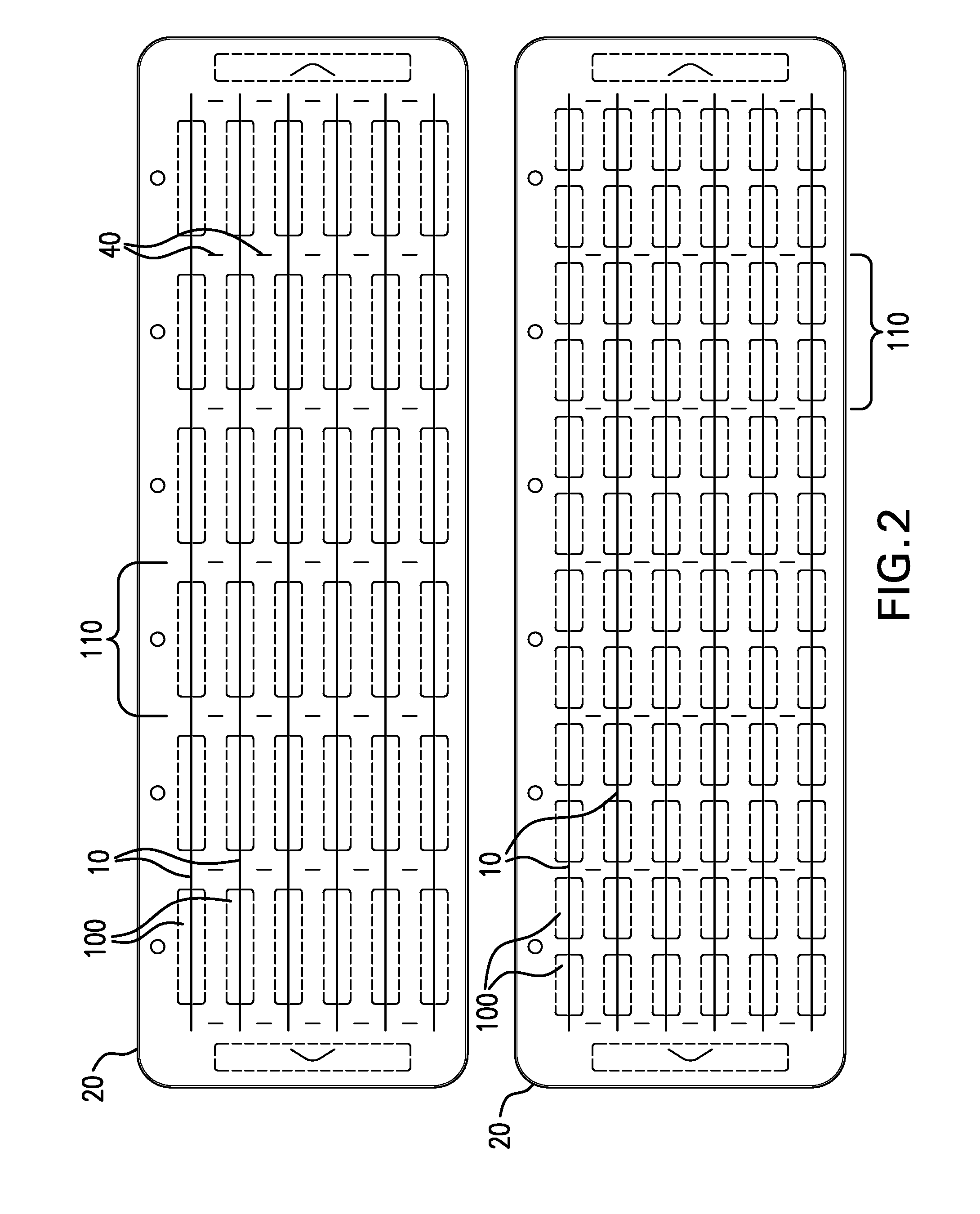 Ergonomic electronic musical instrument with pseudo-strings