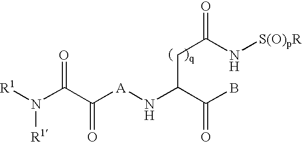 Inhibitors of the ICE/ced-3 family of cysteine proteases