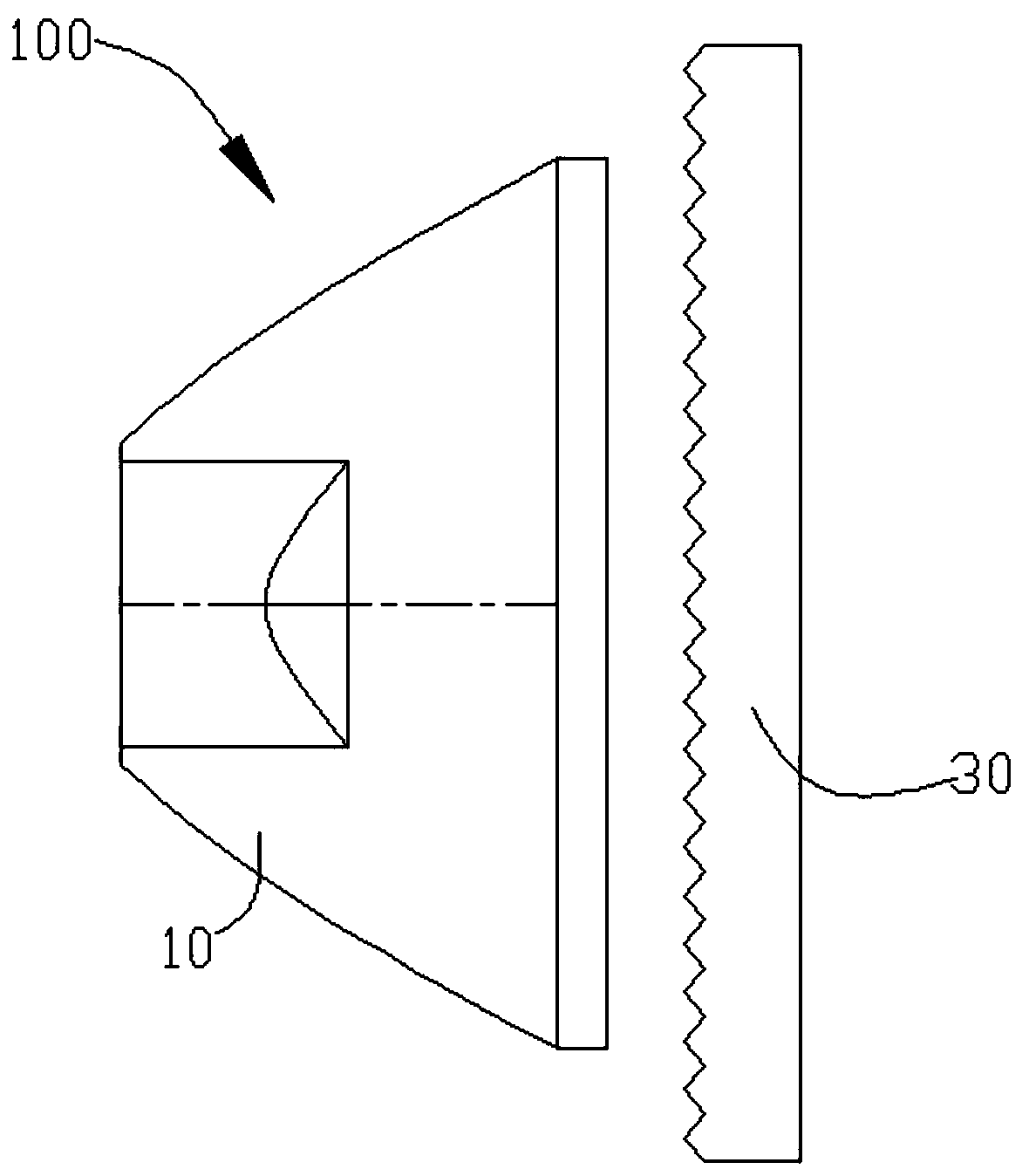 Optical system and lighting device with the optical system